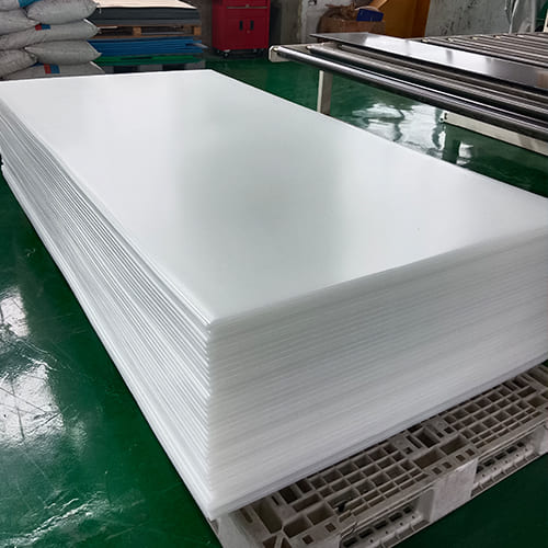 white hdpe sheet