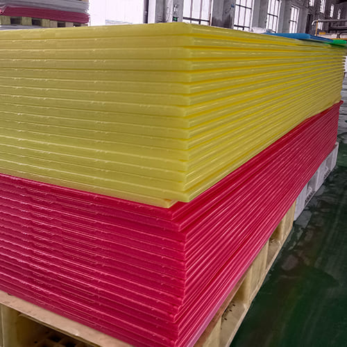 yellow hdpe sheet