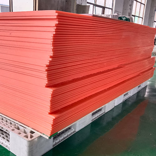 orange hdpe sheet